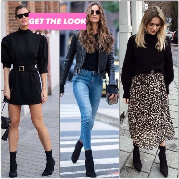 Sergio Rossi Suede Sock Booties - Picture 1 of 6